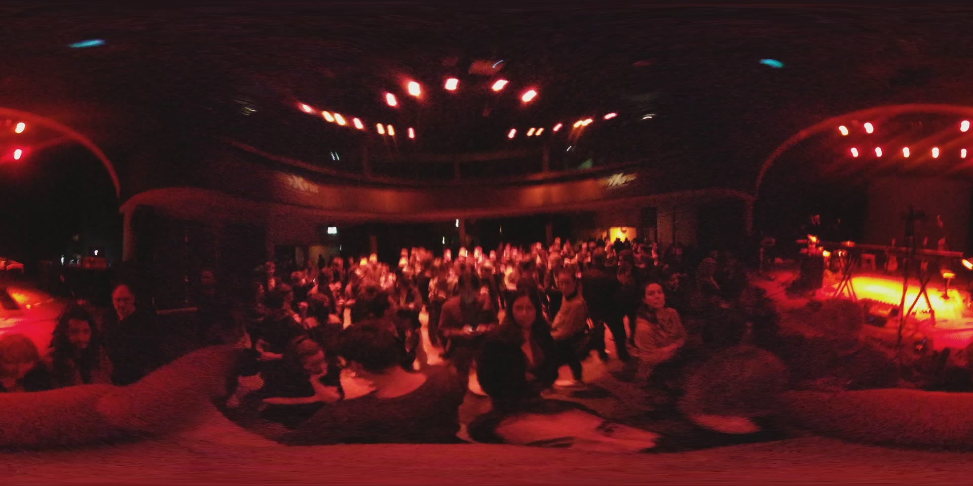 View from the stage into the crowd